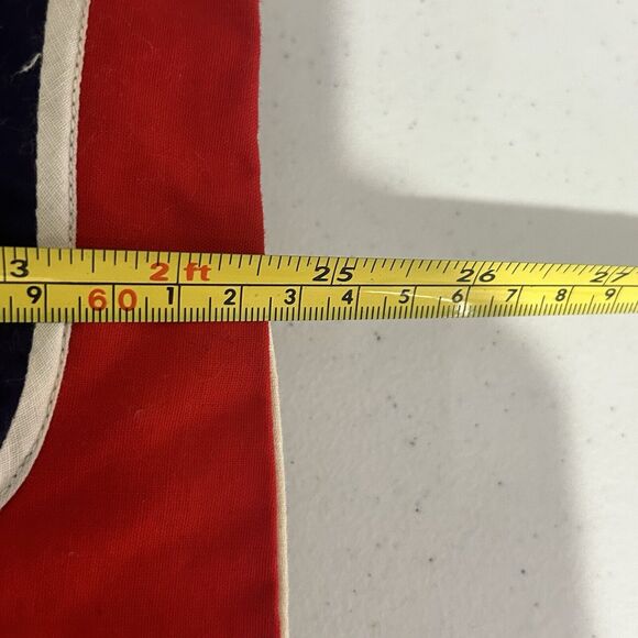 Handmade China Quilted Red Vest Cat Rabbit Spider Frog Patchwork Pockets Fastens - Picture 16 of 16